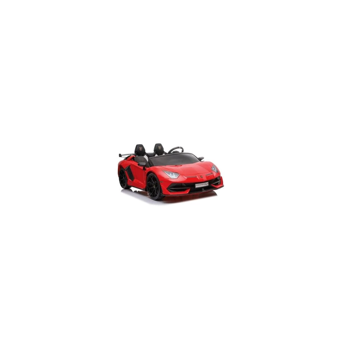 Masinuta electrica pentru copii, Lamborghini Aventador Rosu, cu telecomanda, 2 motoare, greutate maxima 50 kg, 8282 - 