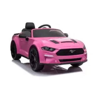 Masinuta electrica pentru copii, Ford Mustang Roz, cu telecomanda, 2 motoare, greutate maxima 30 kg, 8289 - 