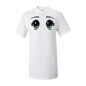 Tricou, Green Eyes, Alb, Marime L - Iti prezentam tricou alb pentru dama si barbati, personalizat. Pentru oferte si detalii, click aici.