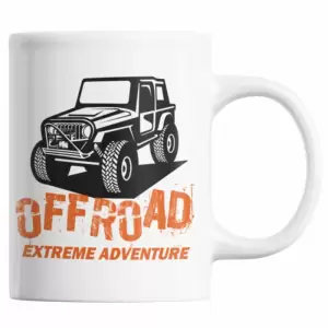 Cana cadou pentru pasionatii de masini de teren, Priti Global, OFFROAD, Extreme Adventure, 300 ml - 