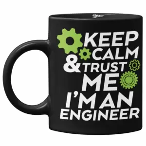 Cana neagra, Keep calm and trust me, I’m an engineer, Priti Global, 330 ml - 