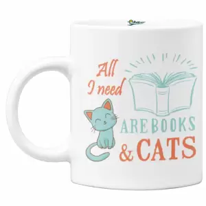 Cana Books and cats, Priti Global, 330 ml - 