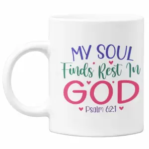 Cana My soul finds rest in God, Priti Global, Psalmul 62:1, 330 ml - 