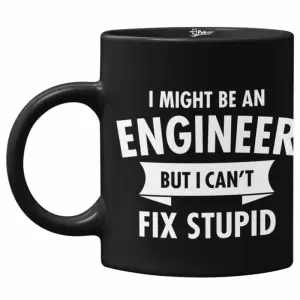 Cana neagra, Engineer, I can’t fix stupid, Priti Global, 330 ml - 