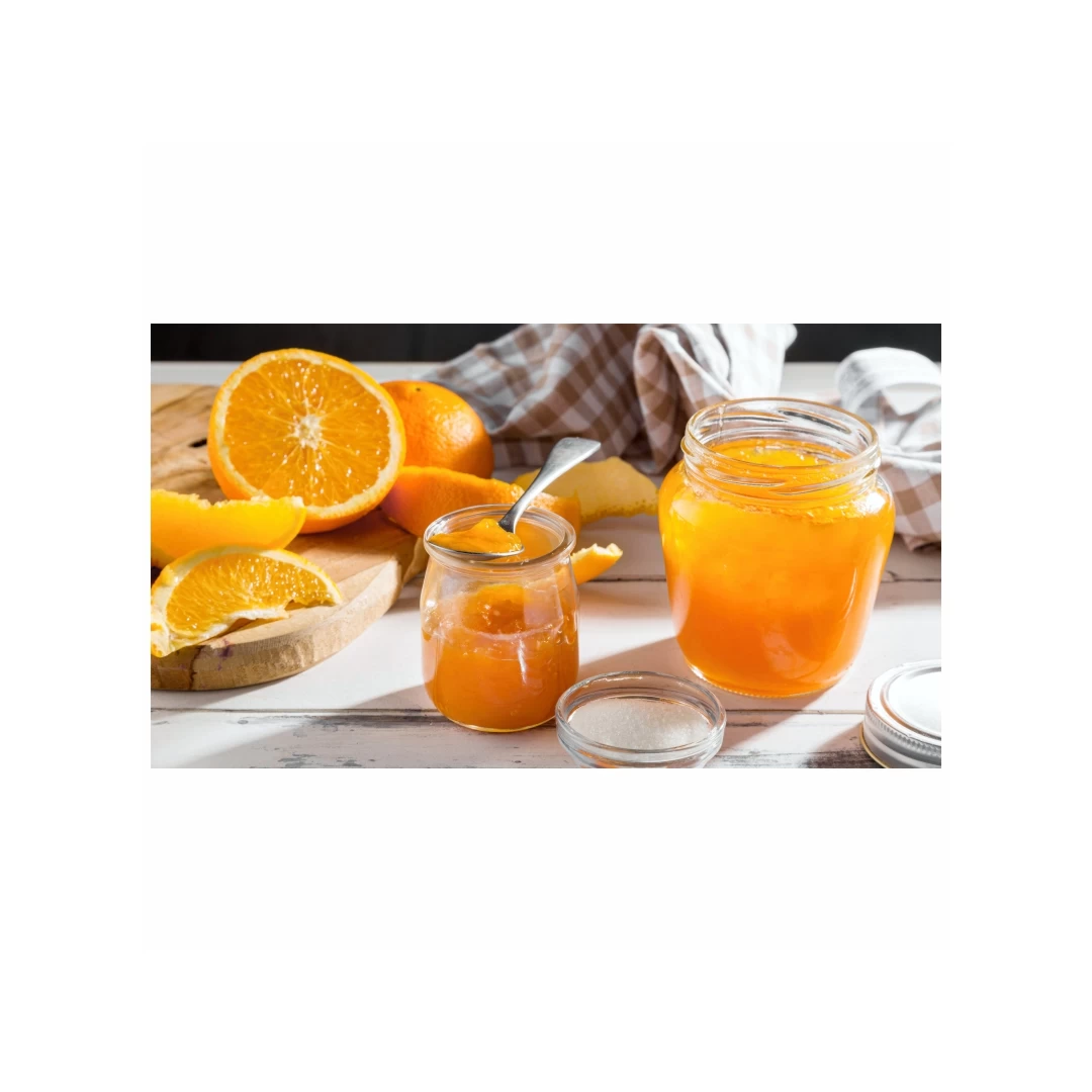 Tapet autoadeziv Premium, Priti Global, Textura canvas, Fresh portocale cu miere, 130x73 cm - 