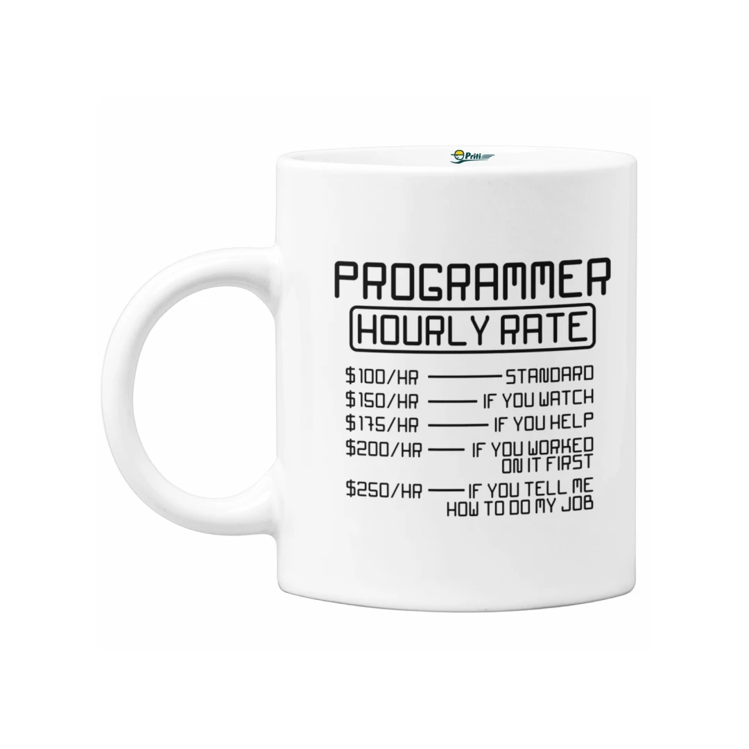 Cana programatori, Priti Global, Programmer hourly rate, 330 ml - 