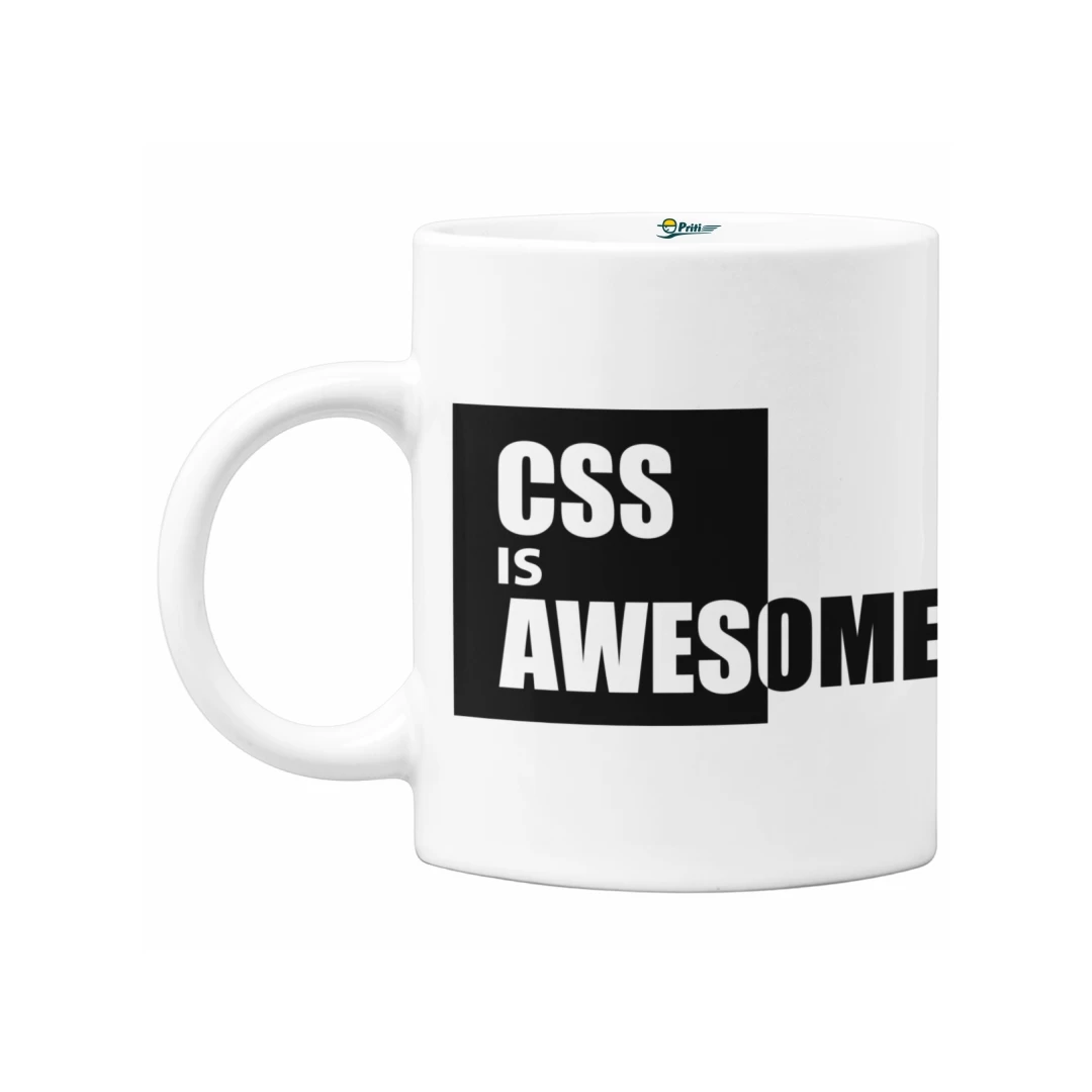 Cana programatori, Priti Global, CSS is awesome, 330 ml - 