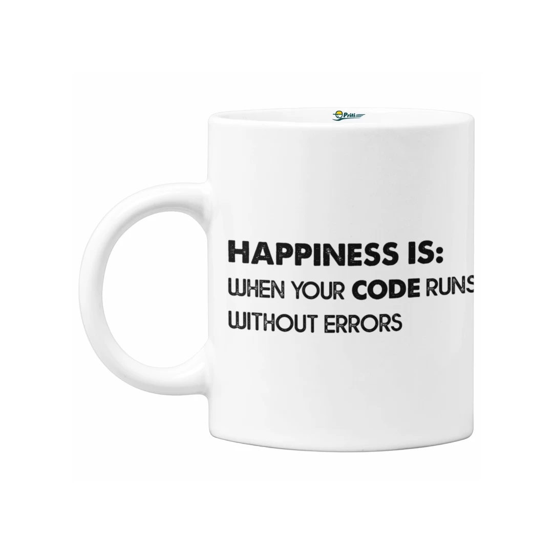 Cana programatori, Priti Global, Happiness, Code runs without errors, 330 ml - 