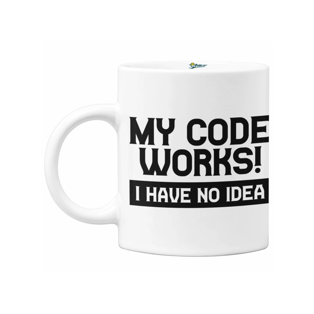 Cana programatori, Priti Global, My code works, 330 ml - 