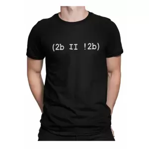 Tricou personalizat pentru barbati cu textul (2b II !2b), Priti Global, Negru, 2XL - Tricou personalizat pentru barbati cu textul (2b II !2b), Priti Global, Negru, 2XL