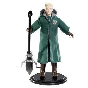 Figurina Draco Malfoy articulata IdeallStore®, Quidditch Seeker, editie de colectie, 18 cm, stativ inclus - 