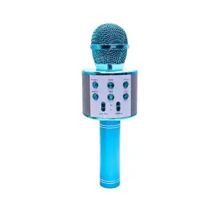 Microfon karaoke wireless, Albastru, 7Toys - 