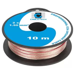 Cablu Difuzor Cca 2x1.50mm Transparent 10m - 