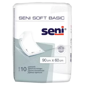 Aleze igienice Seni Soft Basic, 90x60 cm, 10buc - 