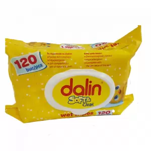 Dalin Servetele Soft & Clean capac, 120 buc - 