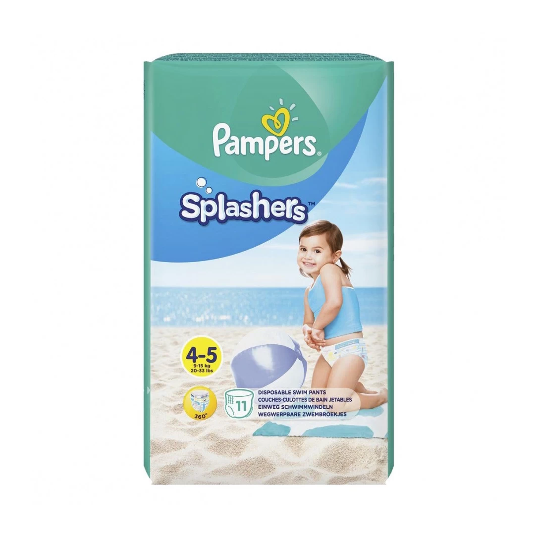 Scutece Pampers Splash (pentru apa), Nr.4, 9-15 kg, 11 buc - Avem pentru tine scutece pampers pentru bebe. Produse de calitate la preturi avantajoase.