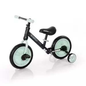 Bicicleta Energy, cu pedale si roti ajutatoare (Culoare: Black & Red) - Bicicleta Energy, cu pedale si roti ajutatoare (Culoare: Black & Red)