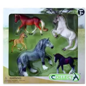 Set 5 figurine viata cailor Collecta - 