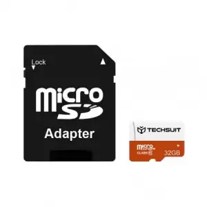 Techsuit - High Speed Memory Card, SDHC, 32GB, Class 10 with Adapter - 