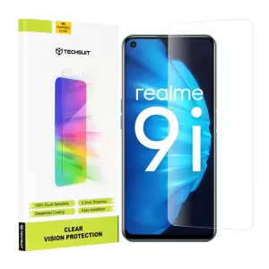 Folie pentru Realme 9i   Oppo A76   Oppo A96   Realme 9 5G   Realme 9 Pro   OnePlus Nord CE 2 Lite 5G - Techsuit Clear Vision Glass - Transparent - 