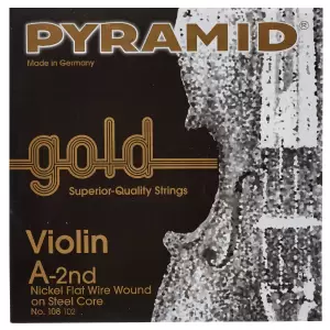 Pyramid Gold coarda "LA" Vioara made in Germany - accesorii, Coarda La Vioara, corzi vioara 4/4, vioara