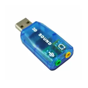 Adaptor audio placă de sunet USB extern 3D - 3d sound 5.1, adaptor audio, Audio controler
