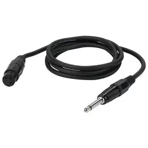 Cablu audio ecranat 6.3T-XLRM 10M - Cablu jack 6.3t xlrm, Cablu microfon cu Jack