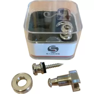 Schaller Security Lock set - accesorii chitara, blocaj, butoane, chitara, straplock
