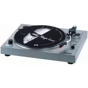 Pick-up vinyl model vintage cu interfata USB / DJP-104USB Stage Line - Monacor - audio hi fi, pick-up audio, pick-up vinyl, vinyl