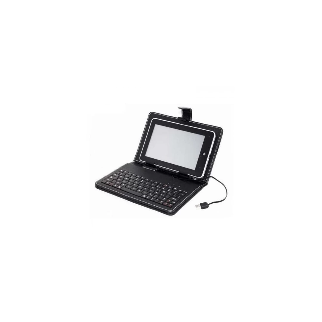Tastatura cu Husa pentru tableta de 7 inch, conectare prin port micro USB - 