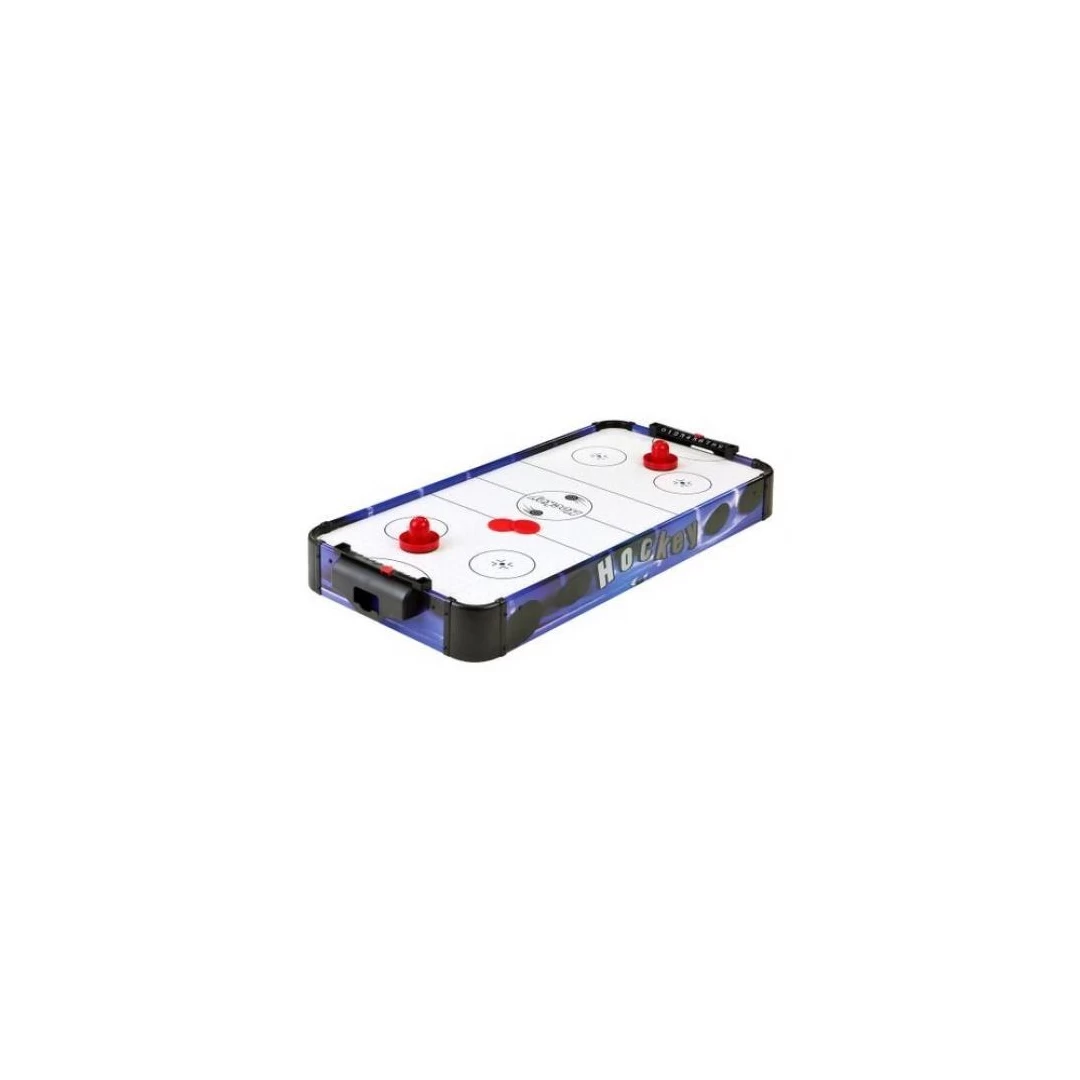Joc de masa Air Hockey LMI, pentru copii, 2 pucuri si 2 crose, dimensiuni 51x31x10 cm - 