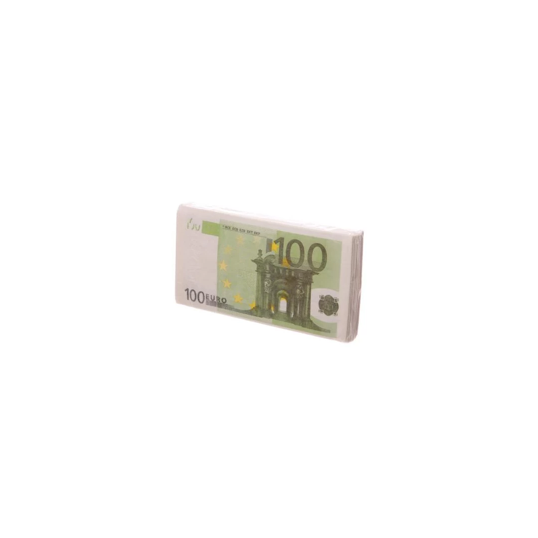 Servetele imprimate cu bancnote euro - 