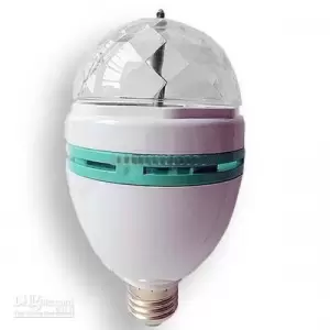 Lampa disco Cristal magic ball trei culori pentru fasung bec normal - 