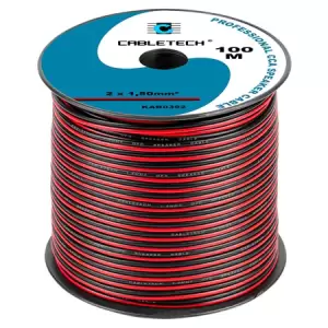 Cablu Difuzor Cca 2x1.50mm Rosu/negru 100m - 