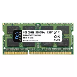 Memorie RAM 8 GB sodimm ddr3L, 1600 Mhz, Nelbo, pentru laptop, 1.35V - Avem pentru tine memorii RAM simple si cu RGB pentru calculator cu performante mari, foarte utile in gaming si aplicatii solicitante.