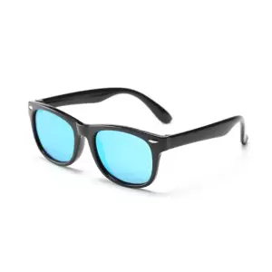 Ochelari de soare pentru copii D802 cu filtru UV polarizati Albastru+Negru - 