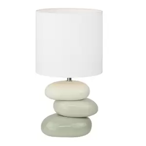 Lampa ceramica de masa, alb gri, QENNY TYP 4 AT16275 - 