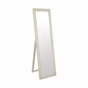 Oglinda, cadru din lemn culoarea smantanii, MALKIA TIP 12 - 