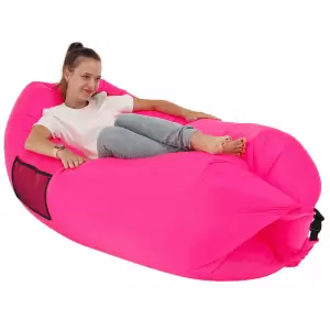 Geanta scaun gonflabila   geanta lenesa, roz, LEBAG - 