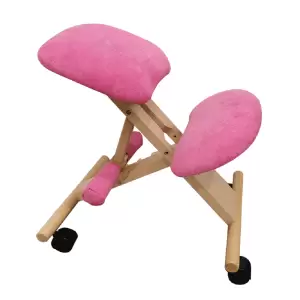 Scaun genunchi ergonomic, roz  fag, GROCO - 