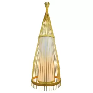 Lampa Podea Din Rattan Soclu E27 150cm - 