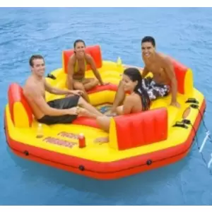 Saltea gonflabila pentru mare sau piscina, Insula de familie, INTEX 58286, pentru 4 persoane - 