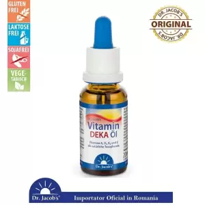 Vitamina ulei DEKA 20 ml - <p><em>Produs recomandat special pentru </em><strong><em>INTRETINERE</em></strong><em>, dupa ce se atinge doza optima a 25OH-Vitamina D3 la 50-80 ng/mL</em></p>