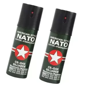 Set 2 spray piper paralizant, iritant, lacrimogen,Nato,60 ml - 