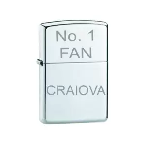 Bricheta argintie gravata No.1 FAN Craiova - 