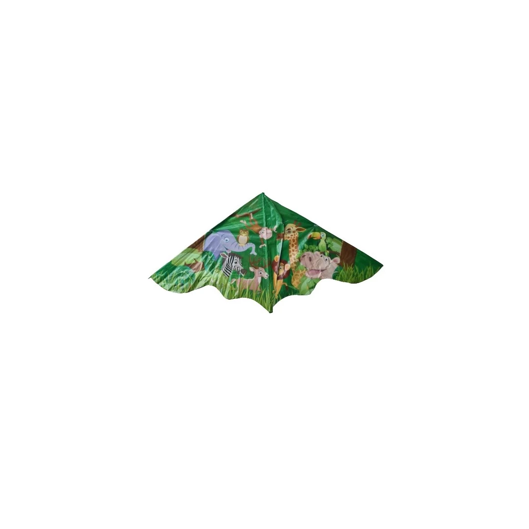 Zmeu multicolor, model jungla, tip deltaplan, 100 x 120cm - 