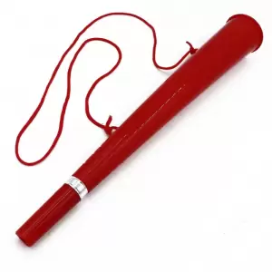 Vuvuzela Goarna Simpla, Petreceri, Stadion, Miting, Rosie cu Snur, 36 cm - 