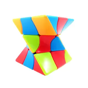 Cub Magic 3x3x3, Fanxin Twisty, Multicolor, 488CUB - 