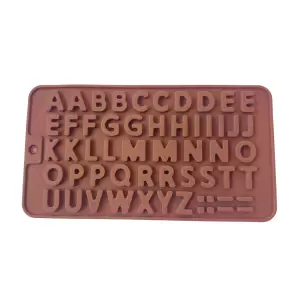 Forma silicon pentru prajituri, Litere din ciocolata, 161COF - 