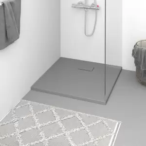 Cădiță de duș, gri, 80x80 cm, SMC - Cu un aspect modern, minimalist, dar bine conturat, această cădiță de duș va fi o completare minunată pentru baia dvs.! Cădița de baie are un prag jos...
